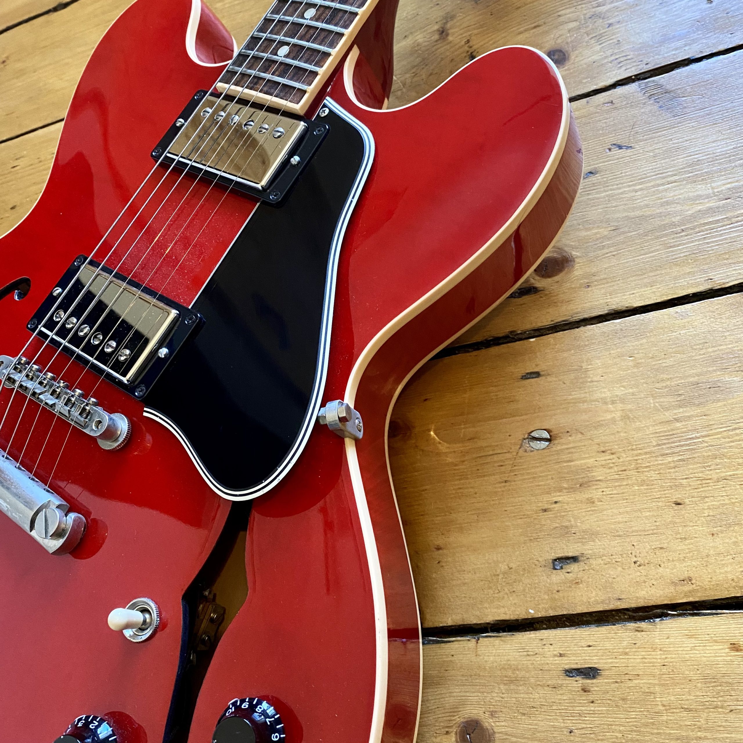 Gibson Custom ES-335 Dot Reissue Figured 2007 Cherry Red Flame 